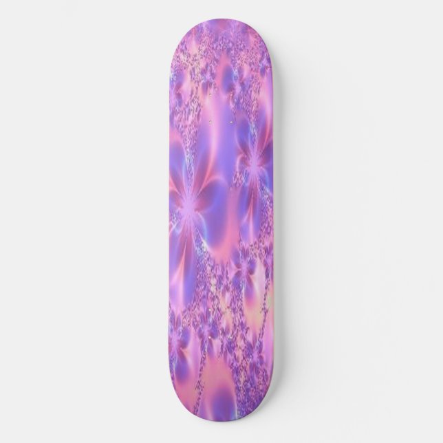 Fractal Flower Skateboard Deck (Front)
