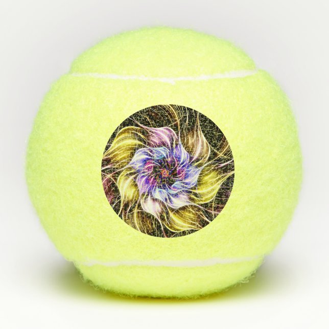 fractal flower tennis balls (Front)