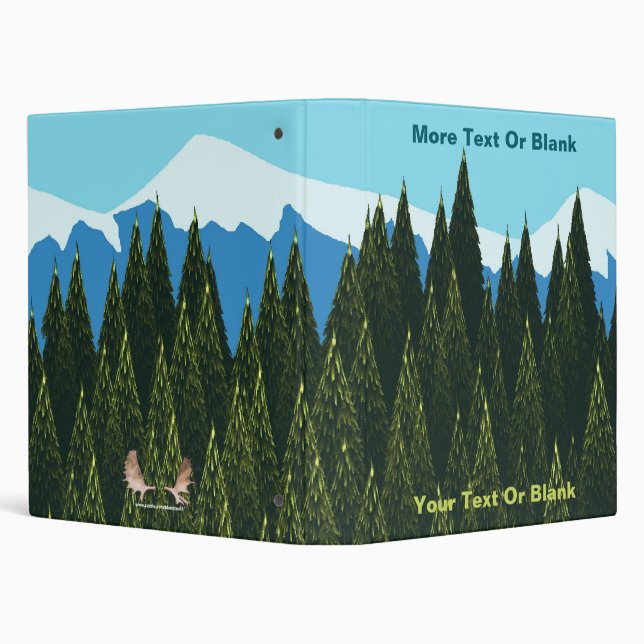 Fractal Forest 3 Ring Binder (Background)