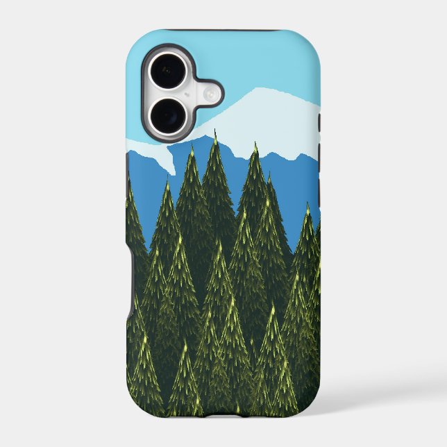 Fractal Forest Iphone Case (Back)