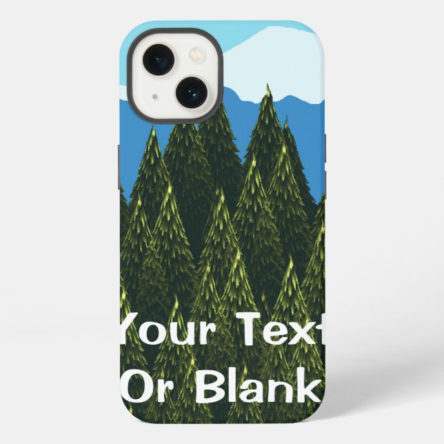 Fractal Forest Iphone Case (Back)