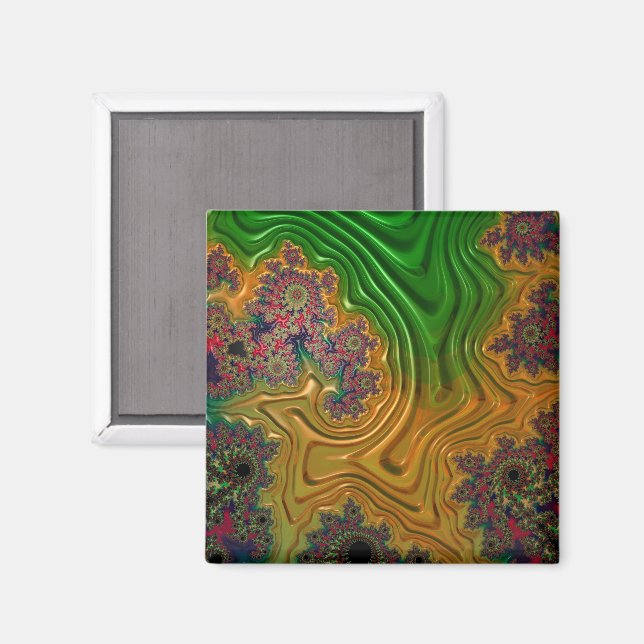 Fractal Forest  Magnet (Front/Back)