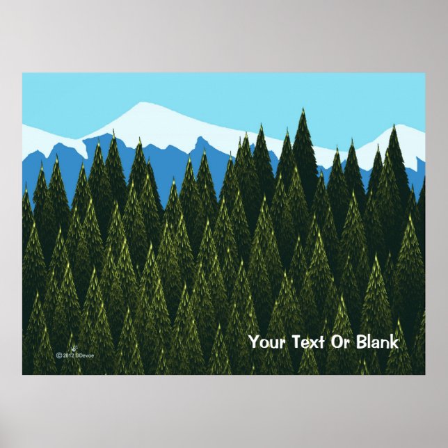 Fractal Forest Poster (Front)