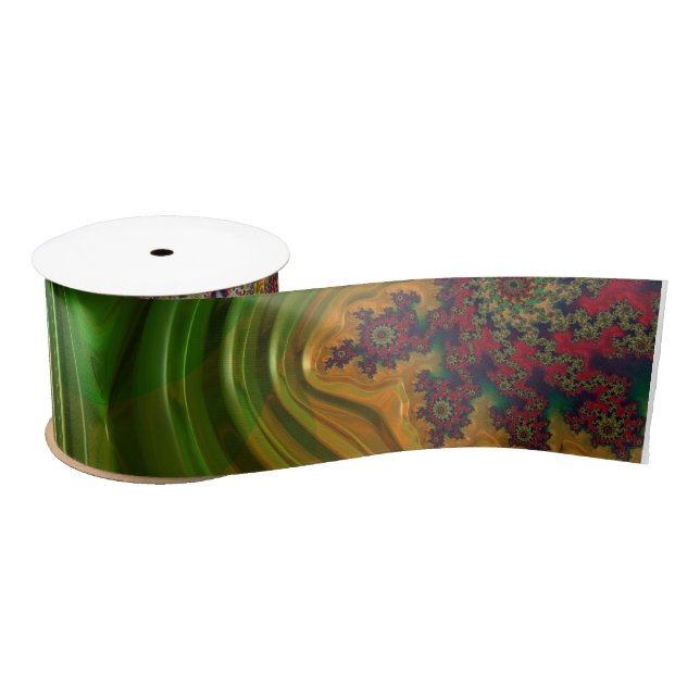 Fractal Forest Satin Ribbon (Spool)