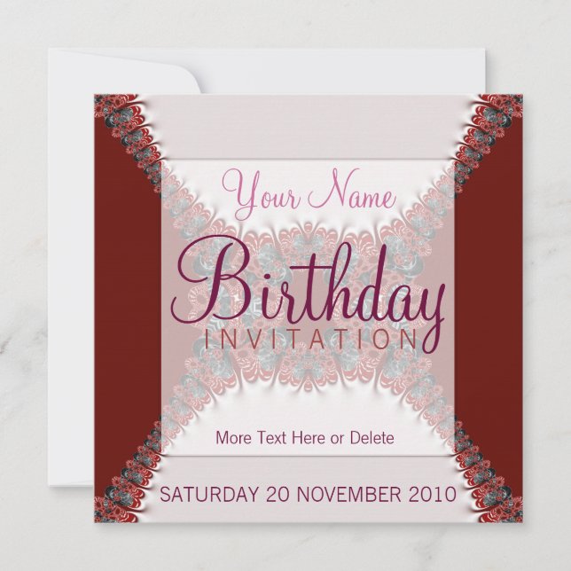 Fractal Framezia 2010-01 Invitation (Front)