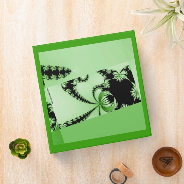 Fractal Garden mantis 3 Ring Binder (In Situ)
