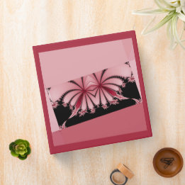 Fractal Garden orchid 3 Ring Binder