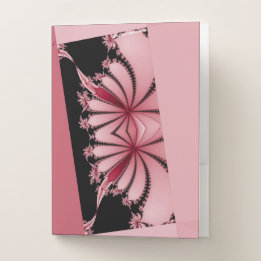 Fractal Garden orchid & mantis Pocket Folder