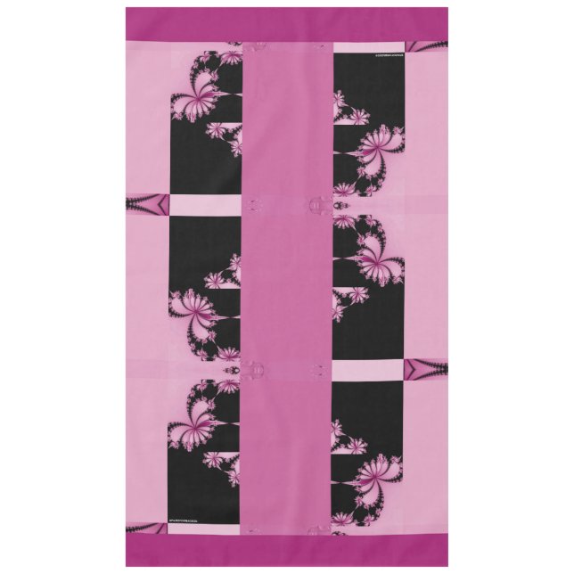Fractal Garden rose water A Tablecloth (Front)