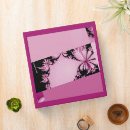 Fractal Garden thulian 3 Ring Binder