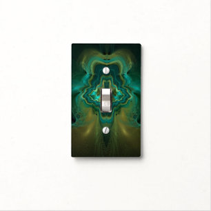 Fractal Geode Light Switch Cover