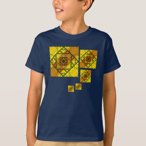 Fractal Geometry Kids and Baby Dark Shirt