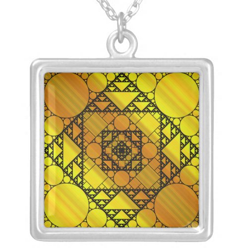 Fractal Geometry Necklace