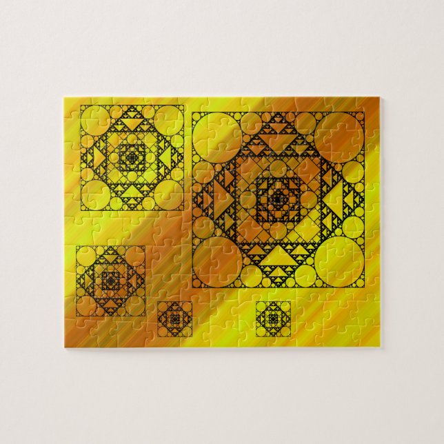 Fractal Geometry Puzzle (Horizontal)