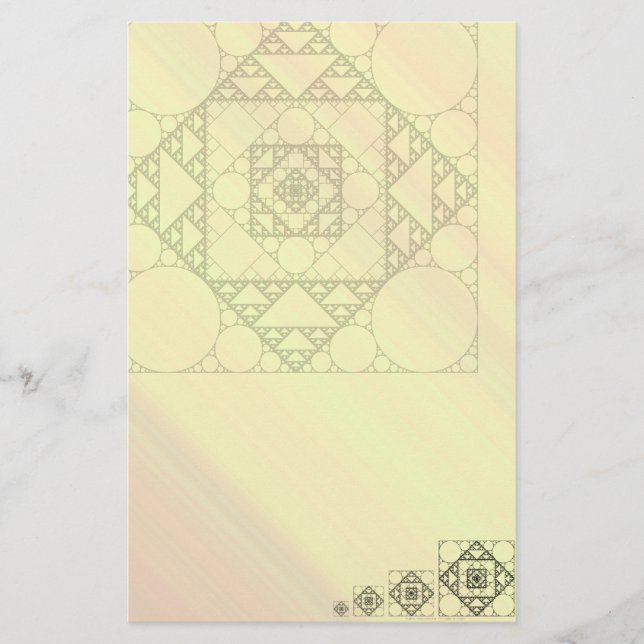 Fractal Geometry Stationery (Front)