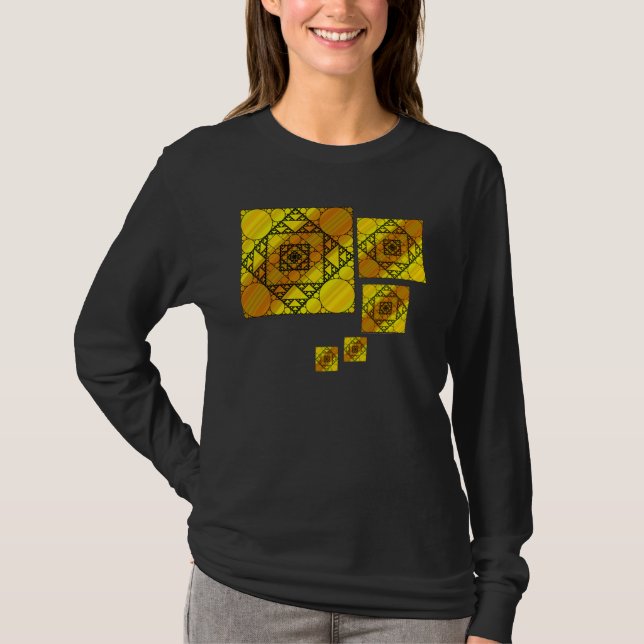Fractal Geometry Women's Dark Shirt (Front)