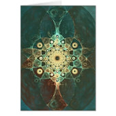 Fractal grunge blank card (Front)