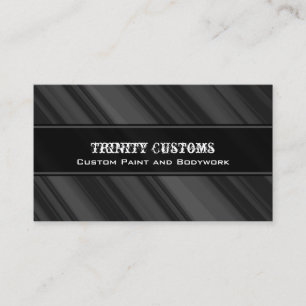 Fractal Grunge Business Card, Charcoal Card