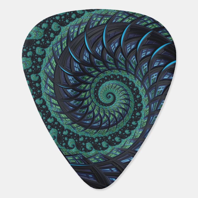 Fractal Guitar Pick (Back)