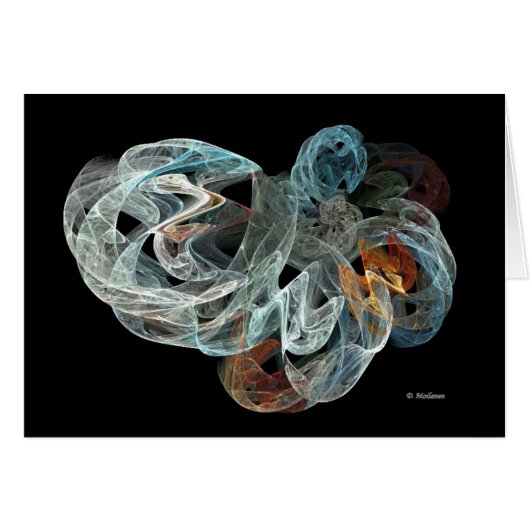 Fractal In Crystal Cards (Front Horizontal)