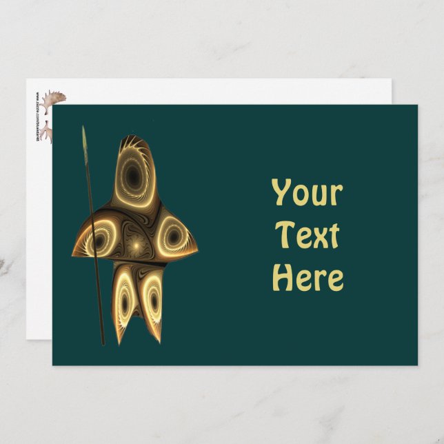 Fractal Inuit Hunter (Front/Back)