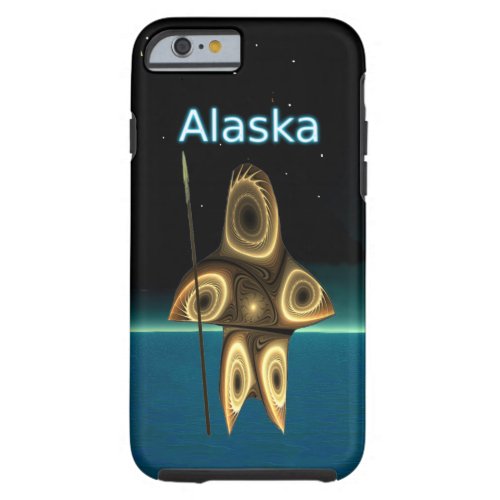 Fractal Inuit Hunter _ Alaska Tough iPhone 6 Case