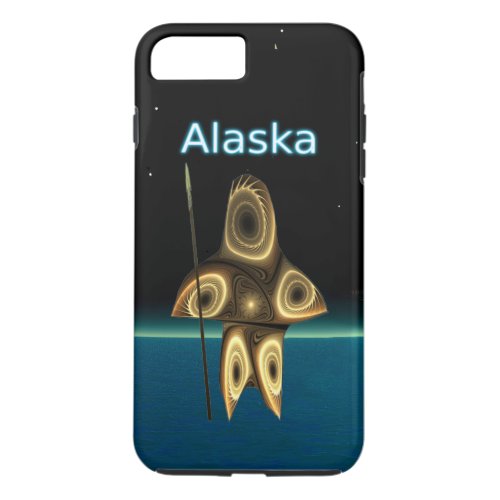 Fractal Inuit Hunter _ Alaska iPhone 8 Plus7 Plus Case