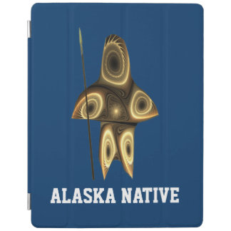 Fractal Inuit Hunter - Alaska Native iPad Smart Cover
