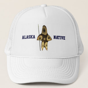 Fractal Inuit Hunter - Alaska Native Trucker Hat
