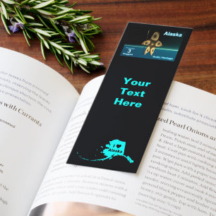 Fractal Inuit Hunter - Alaska Postage Bookmarks