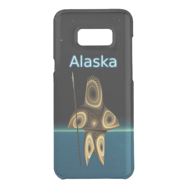 Fractal Inuit Hunter - Alaska Uncommon Samsung Galaxy Case (Back)
