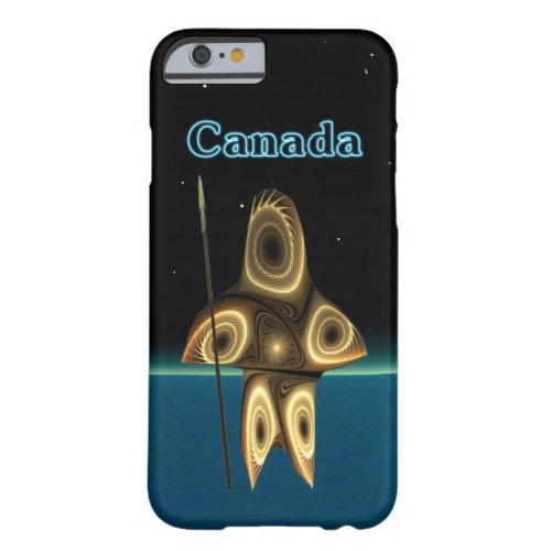 Fractal Inuit Hunter _ Canada Barely There iPhone 6 Case