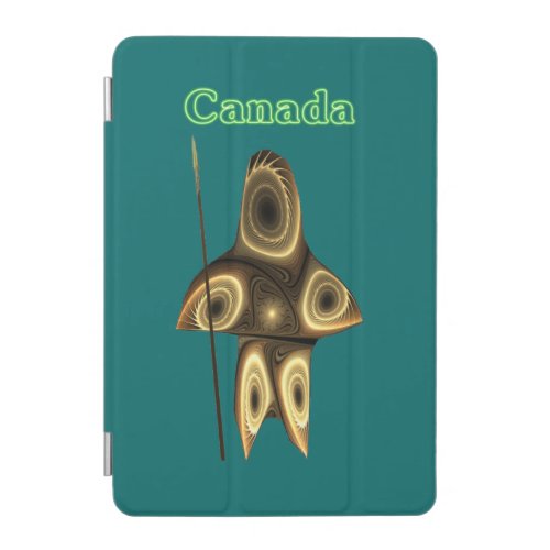 Fractal Inuit Hunter _ Canada iPad Mini Cover