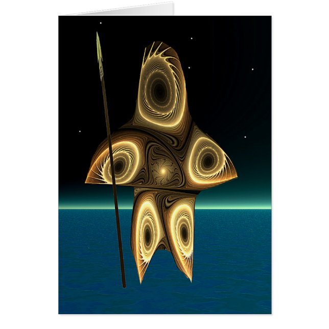 Fractal Inuit Hunter Cards (Front)