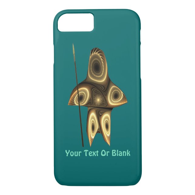 Fractal Inuit Hunter Case-Mate iPhone Case (Back)