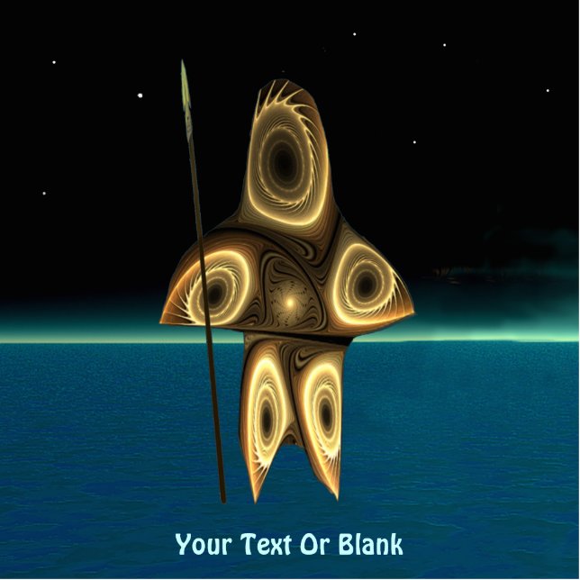 Fractal Inuit Hunter Cutout (Front)