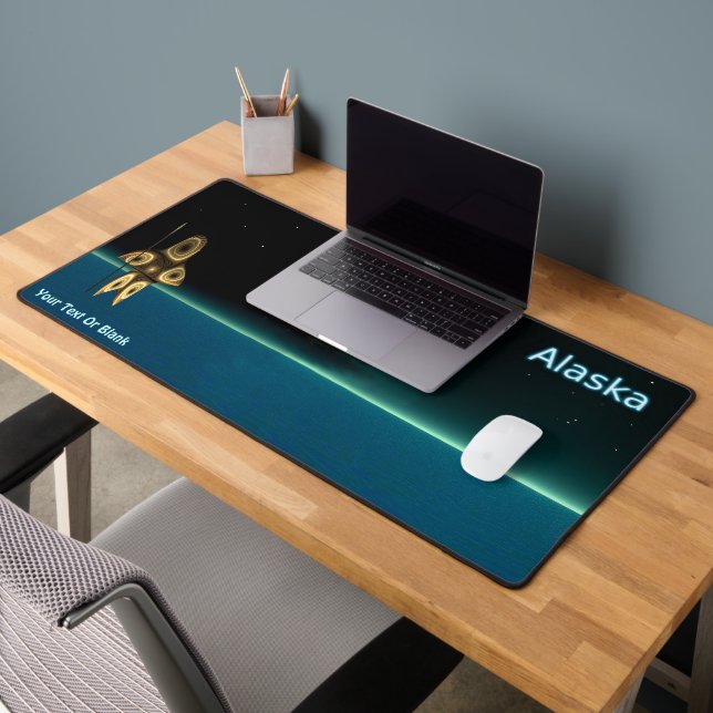 Fractal Inuit Hunter Desk Mat (Office 2)
