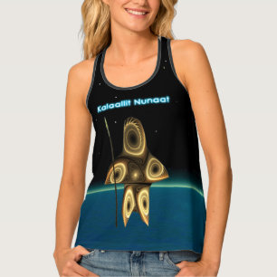Fractal Inuit Hunter - Greenland Tank Top