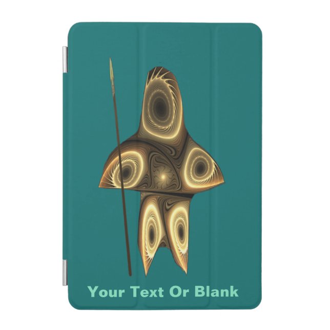 Fractal Inuit Hunter iPad Mini Cover (Front)