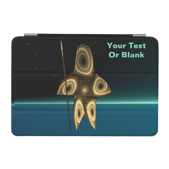 Fractal Inuit Hunter iPad Mini Cover (Horizontal)