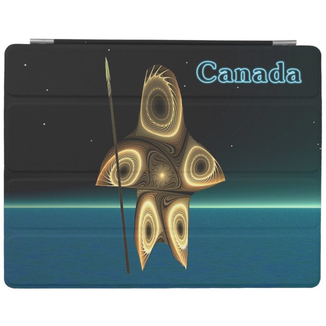 Fractal Inuit Hunter iPad Smart Cover (Horizontal)