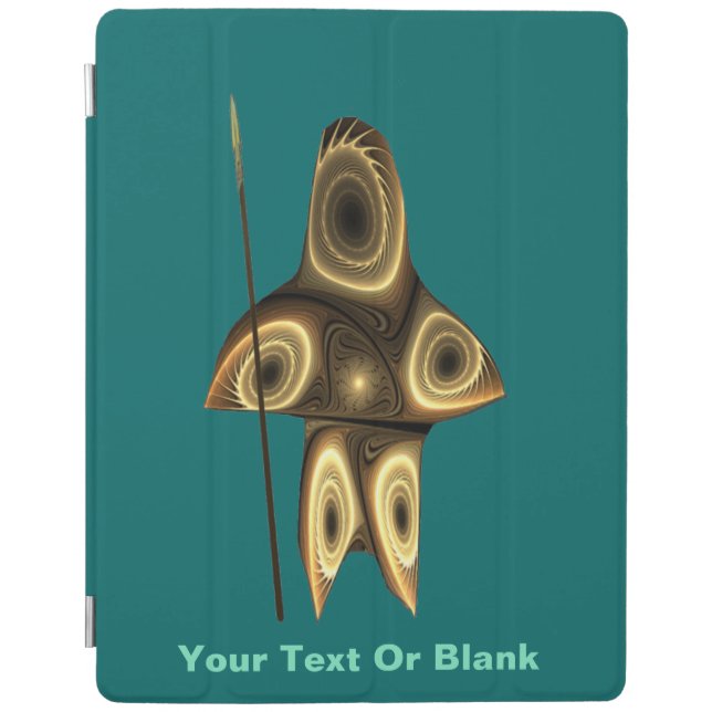 Fractal Inuit Hunter iPad Smart Cover (Front)