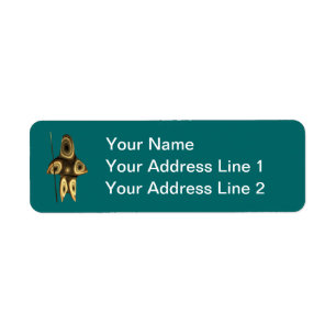 Fractal Inuit Hunter Label