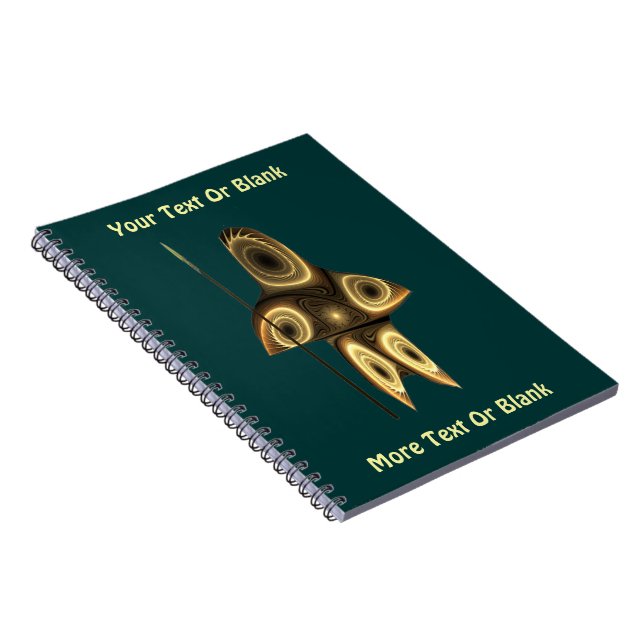 Fractal Inuit Hunter Notebook (Right Side)