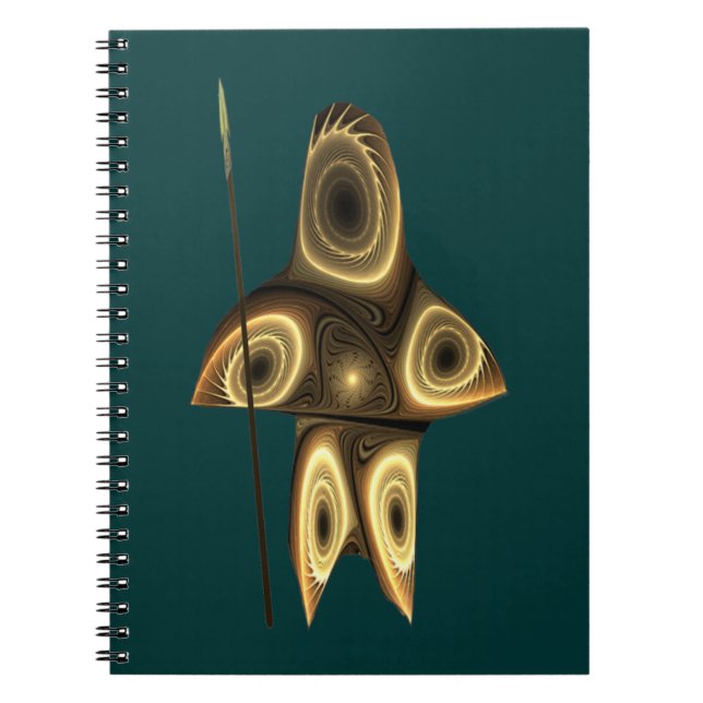 Fractal Inuit Hunter Notebook (Front)