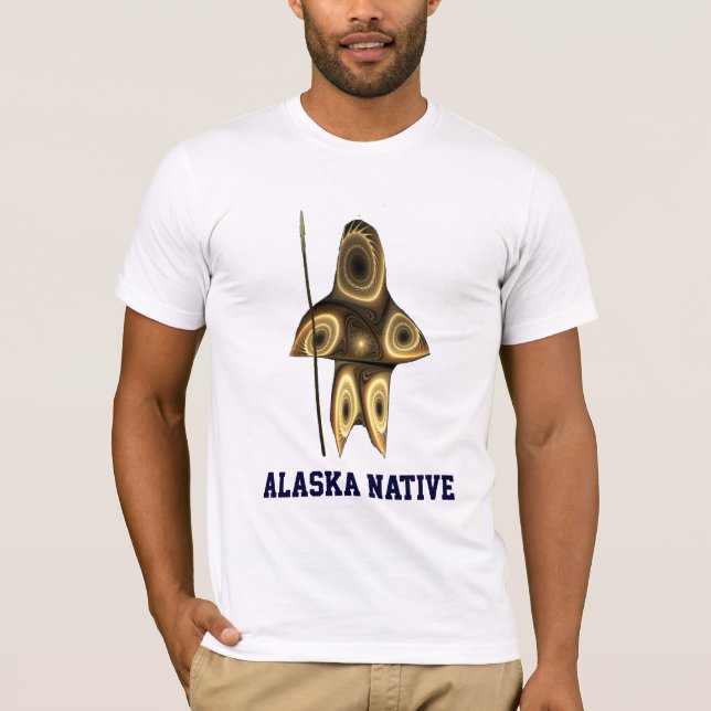 Fractal Inuit Hunter T-Shirt (Front)