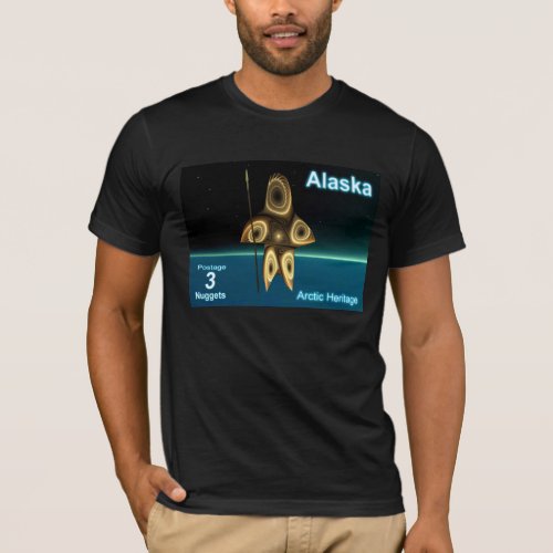 Fractal Inuit Hunter T_Shirt