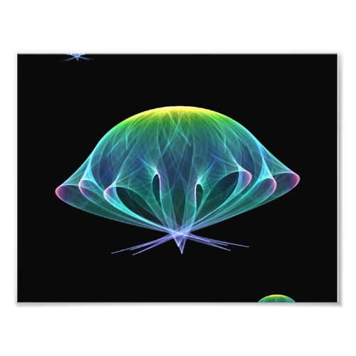 Fractal Jellyfish Photo Print