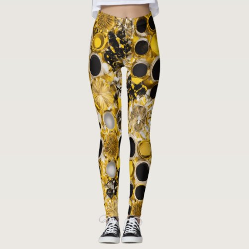 Fractal Kaleidoscope Leggings Leggings