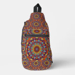 Fractal Kaleidoscope Mandala Art Design-44444 Sling Bag